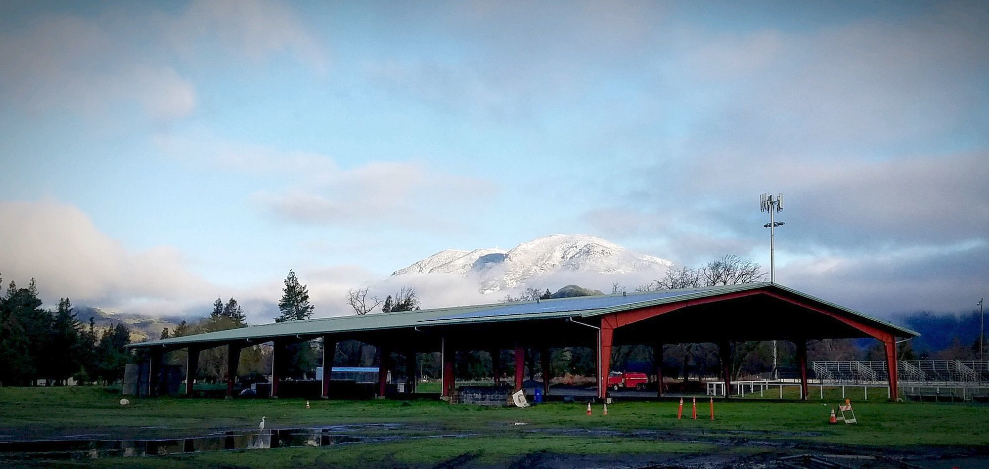 Snow on the mountain